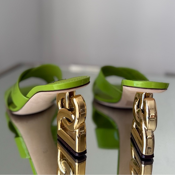 EUC Dolce & Gabbana Polished calfskin mules with 3.5 heel - Picture 8 of 14